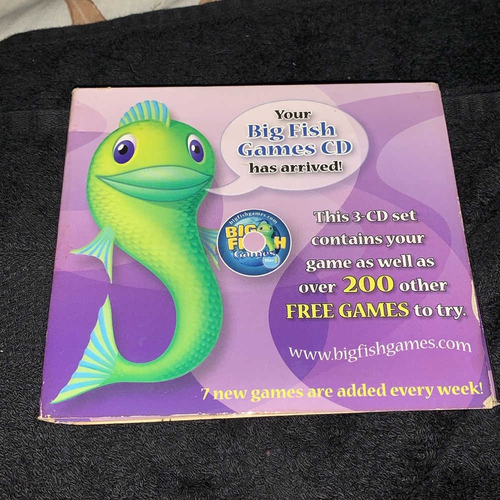 Big Fish Games PC 3 disc Set